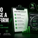 Trader comparing prop trading firms to choose a trusted one